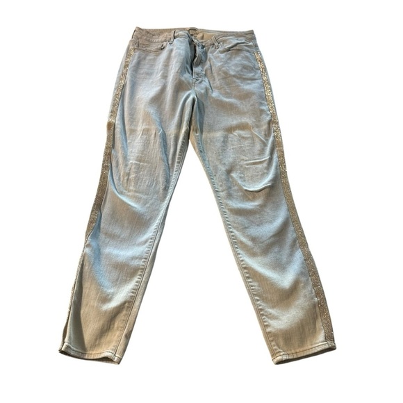 Good American women's size 16 Good Waist jeans with embellishments sides - Picture 1 of 4